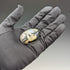 Antique Dutch landscape with butterfly wings silver brooch